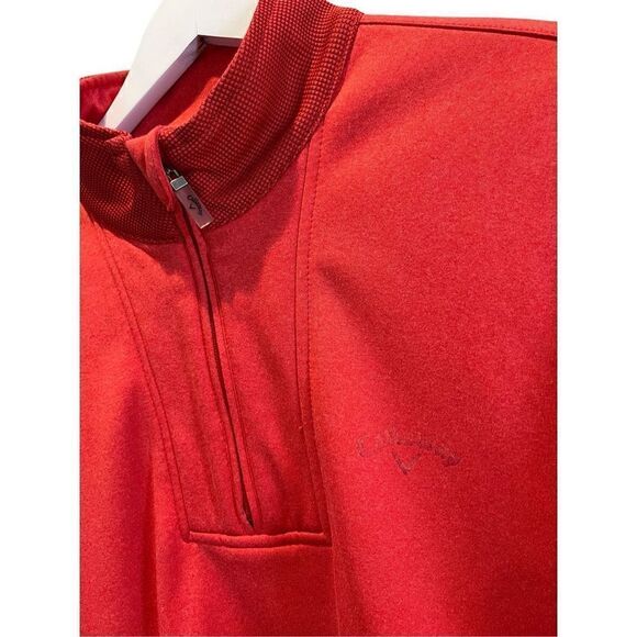 Callaway Weather Series red 1/4 zip pullover jacket - L - Picture 2 of 8